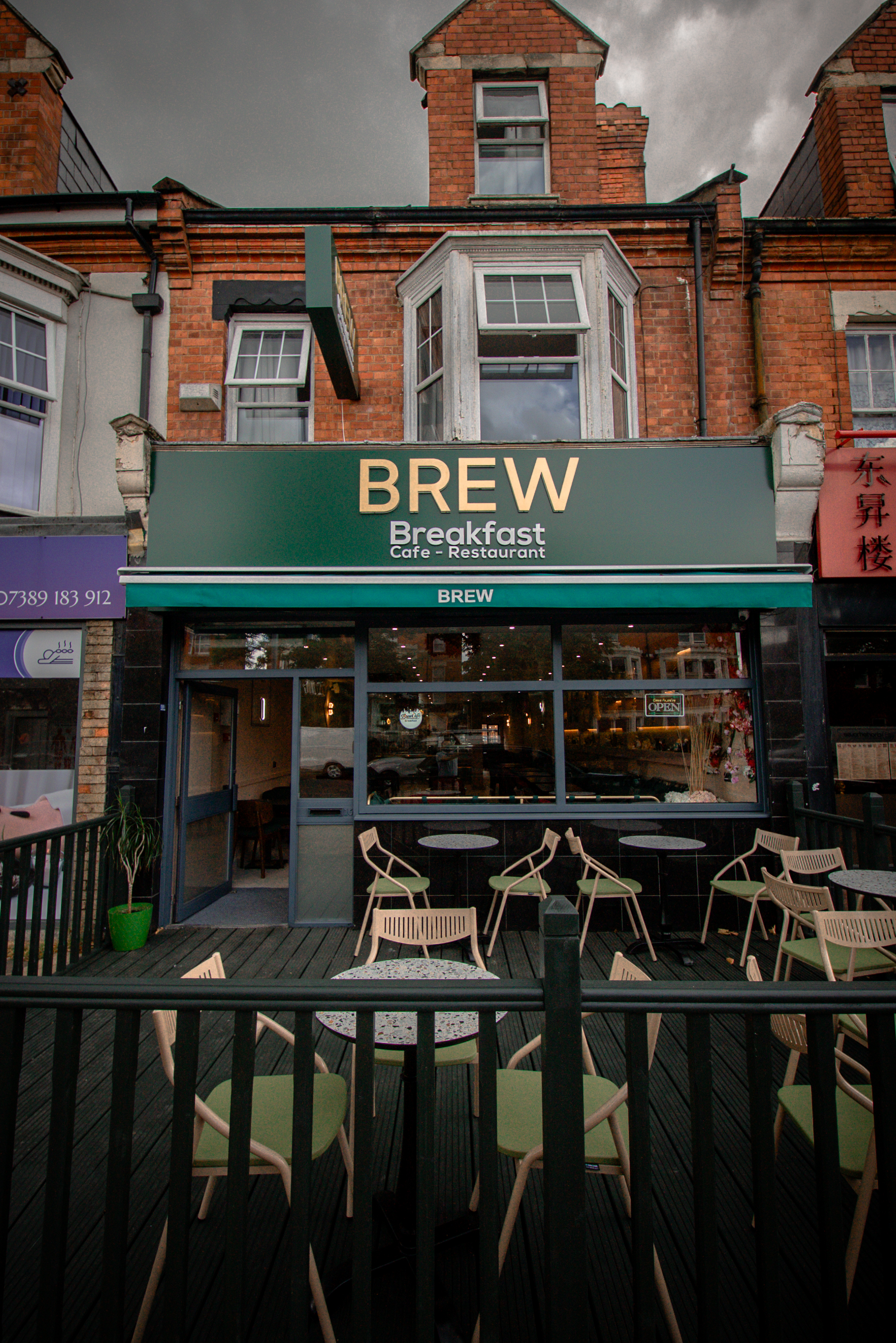 Brew Café Northampton interior